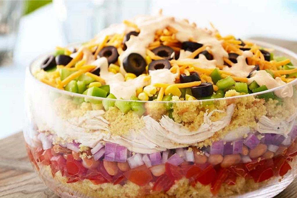 Spicy Southwest Cornbread Salad