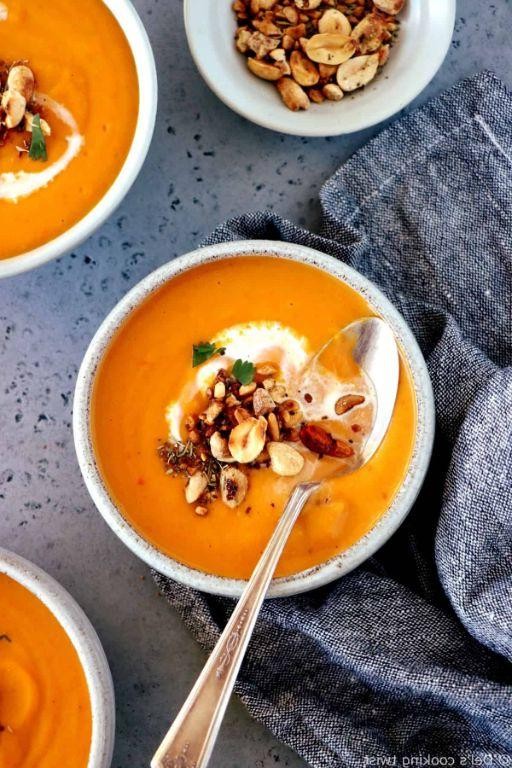 Spicy Thai Sweet Potato Soup