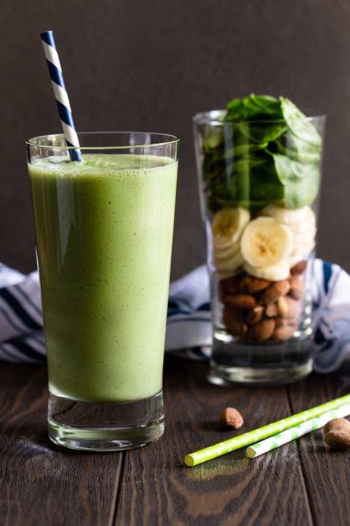 Spinach Vanilla Protein Shake