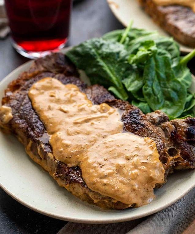 Steak Diane with Cognac and Dijon Mustard