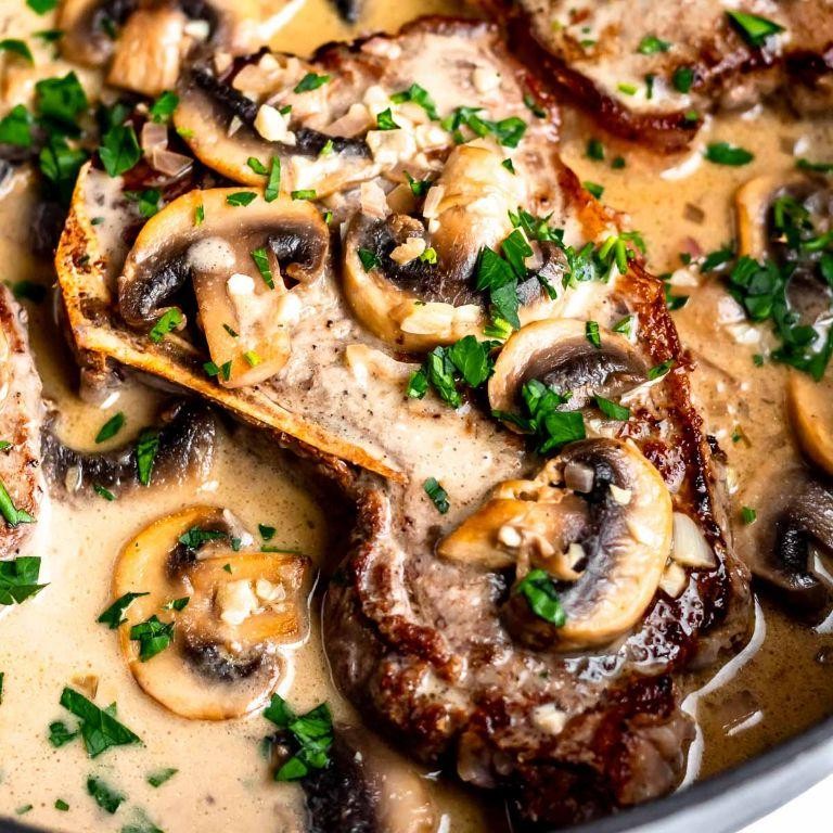 Steak Diane with Lemon Butter Sauce