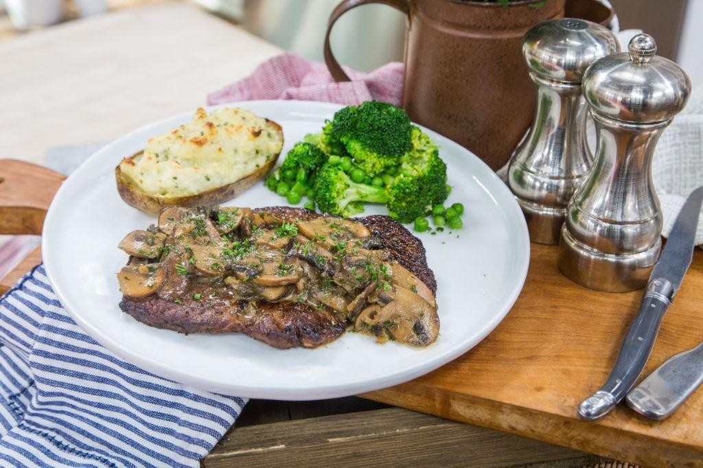Steak Diane with Tarragon and White Wine