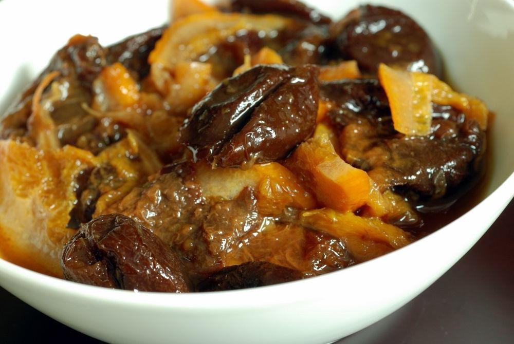 Stewed Prunes with Orange Zest