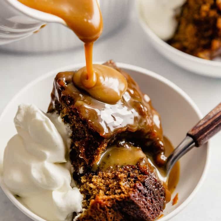 Sticky Toffee Steamed Pudding Cake