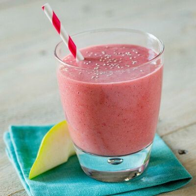 Strawberry Kiwi Chia Smoothie