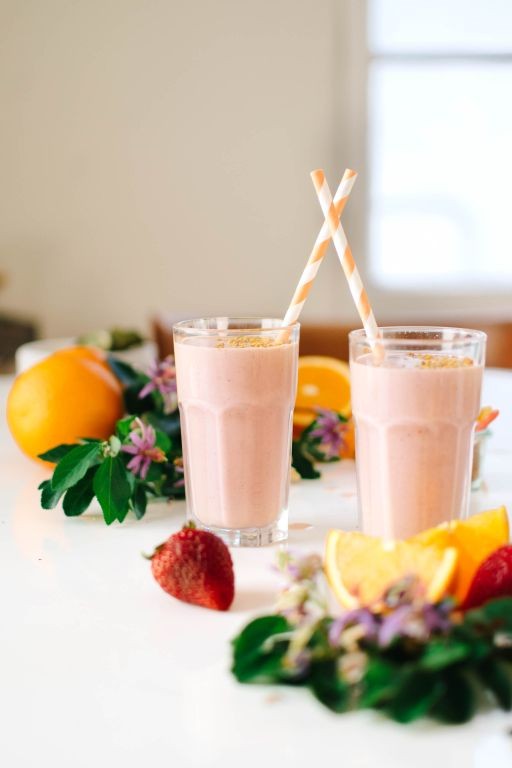 Strawberry Orange Creamsicle Smoothie