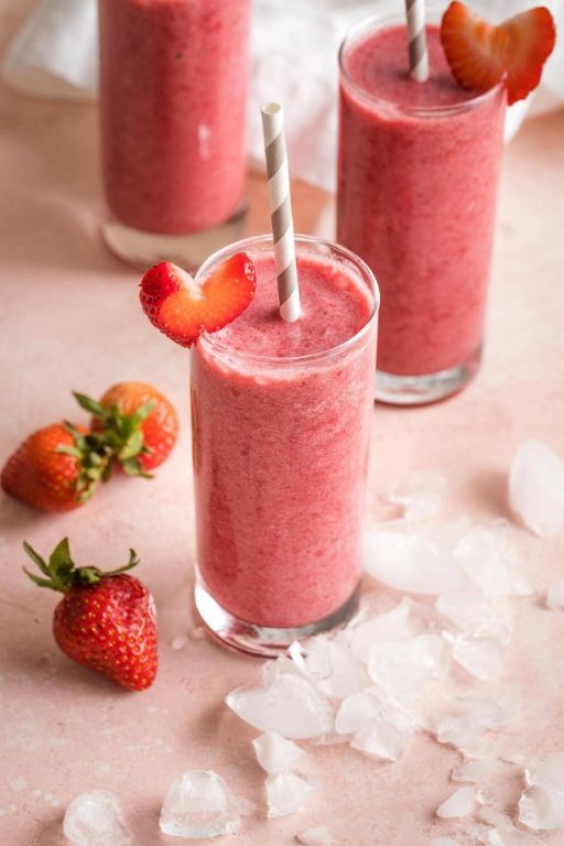 Strawberry Pomegranate Antioxidant Smoothie