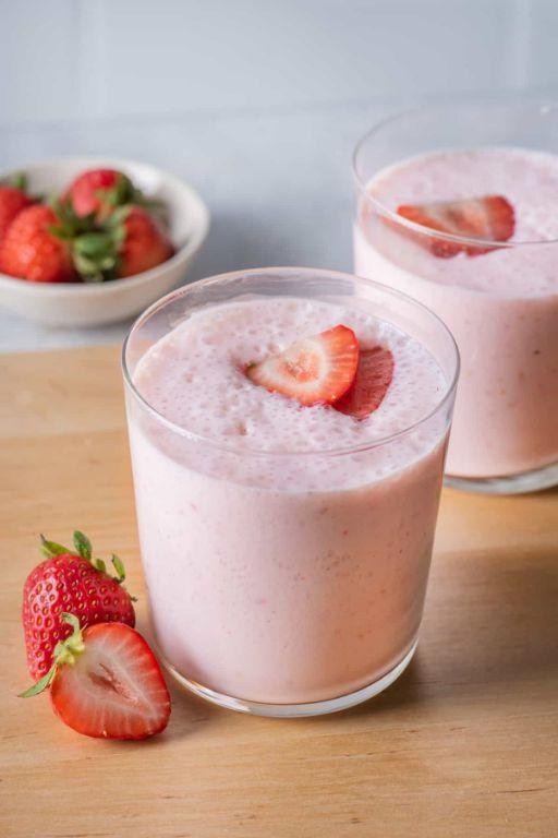 Strawberry Vanilla Protein Shake