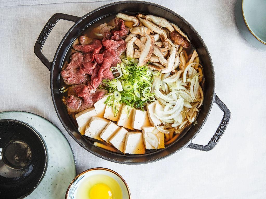 Sukiyaki (Japanese Hot Pot with Beef)