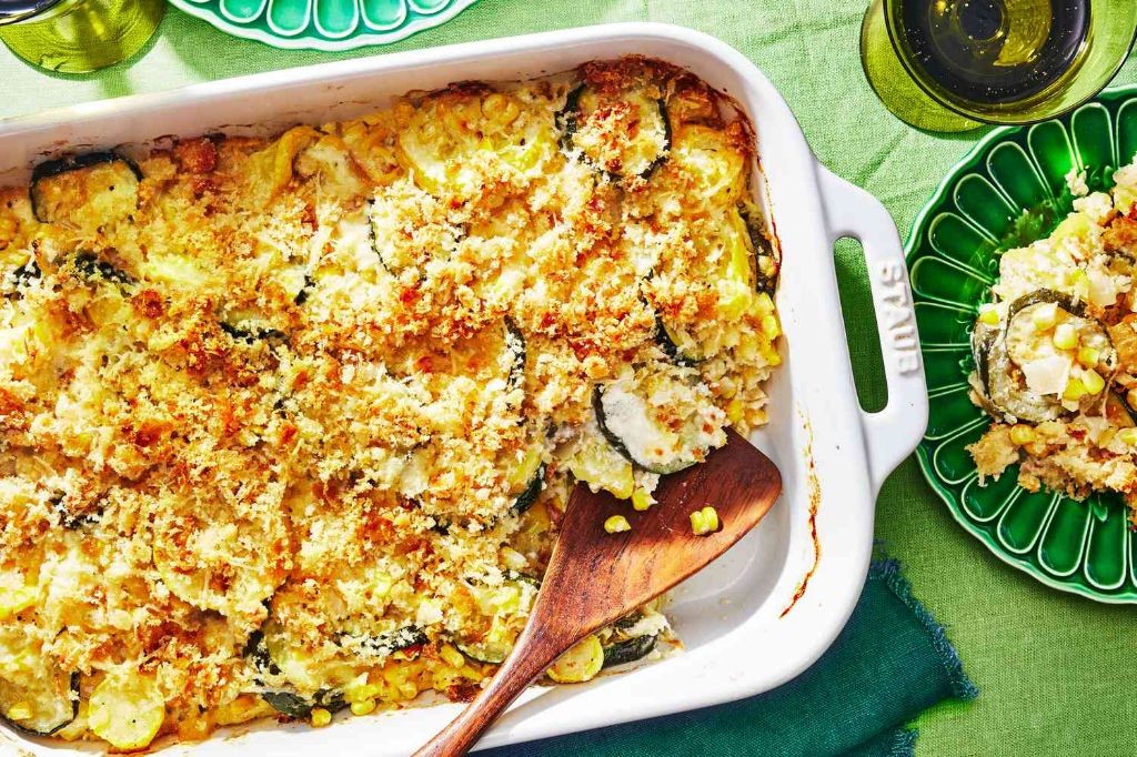 Summer Squash and Corn Casserole