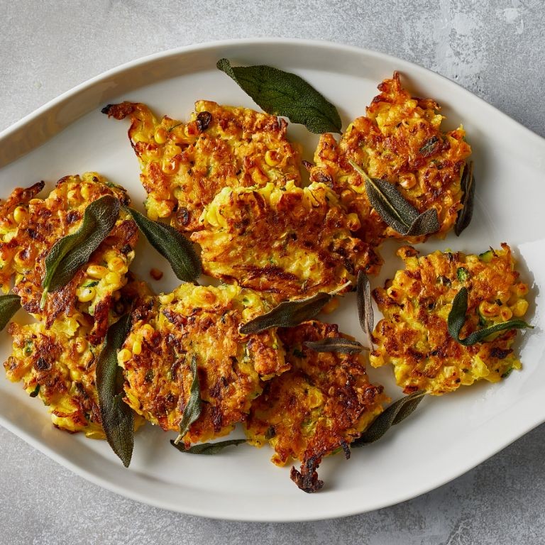 Summer Squash and Corn Fritters