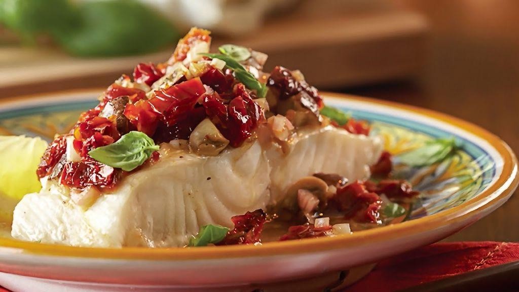 Sun-Dried Tomato and Basil Fish Bake