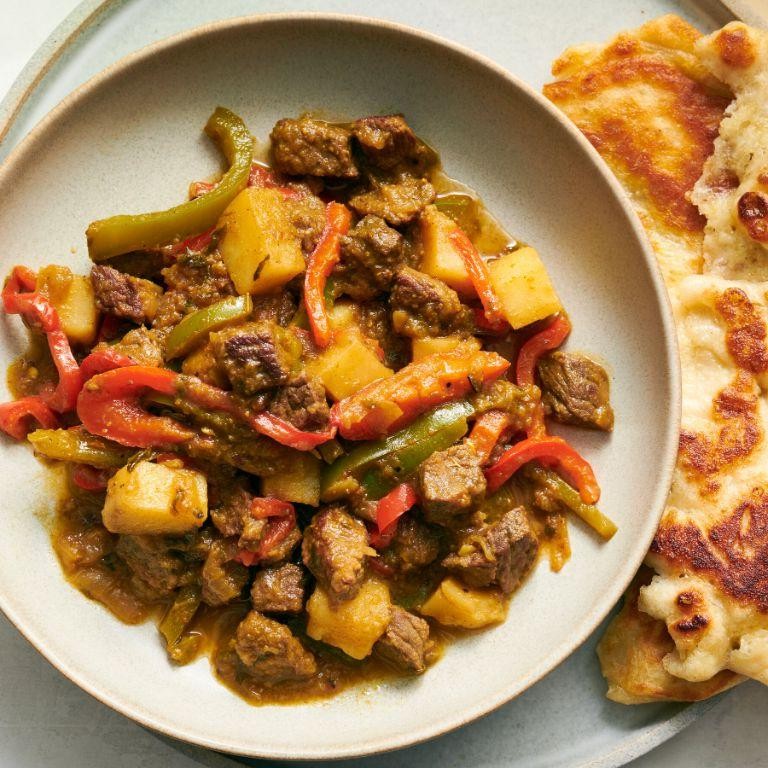 Suqaar (sautéed beef with spices)