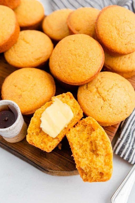 Sweet Maple Mini Cornbread Muffins
