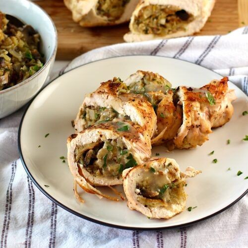 Sweet Potato and Sage Stuffing Stuffed Chicken Breast