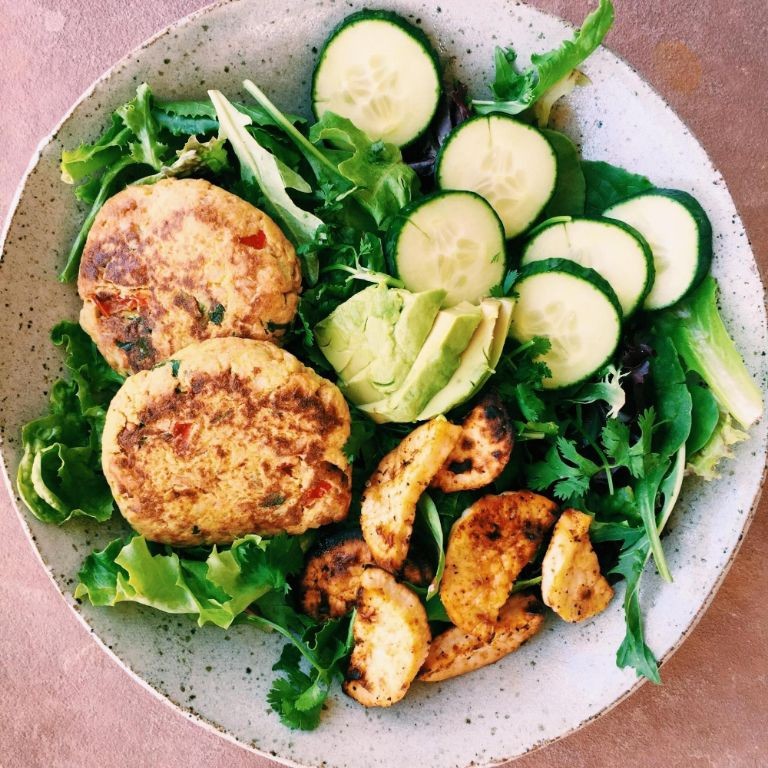 Sweet Potato and Tuna Cakes with Chipotle Mayo