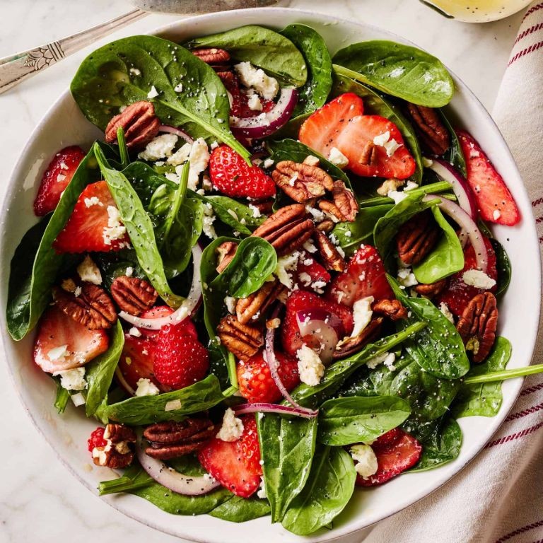 Sweet Strawberry Spinach Salad