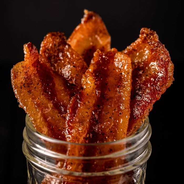 Sweet and Smoky Candied Bacon Strips