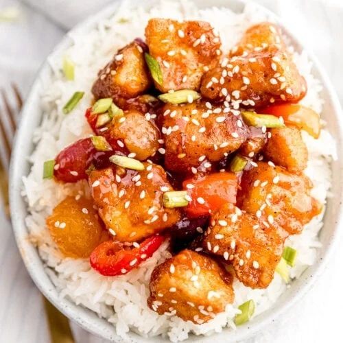 Sweet and Sour Fried Tofu