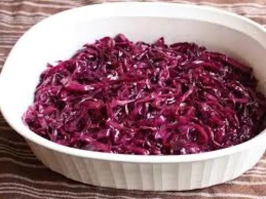 Sweet and Tangy Canned Red Cabbage
