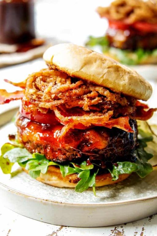 Sweet and Tangy Grilled BBQ Burgers