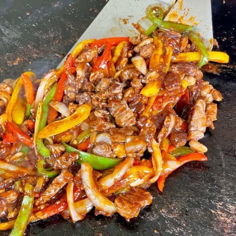 Szechuan Pepper Steak Blackstone Stir Fry