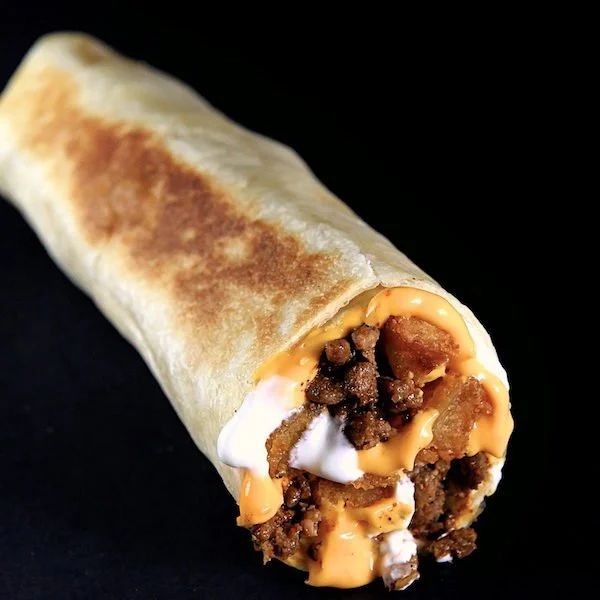 Taco Bell-Inspired Loaded Tater Tot Burritos