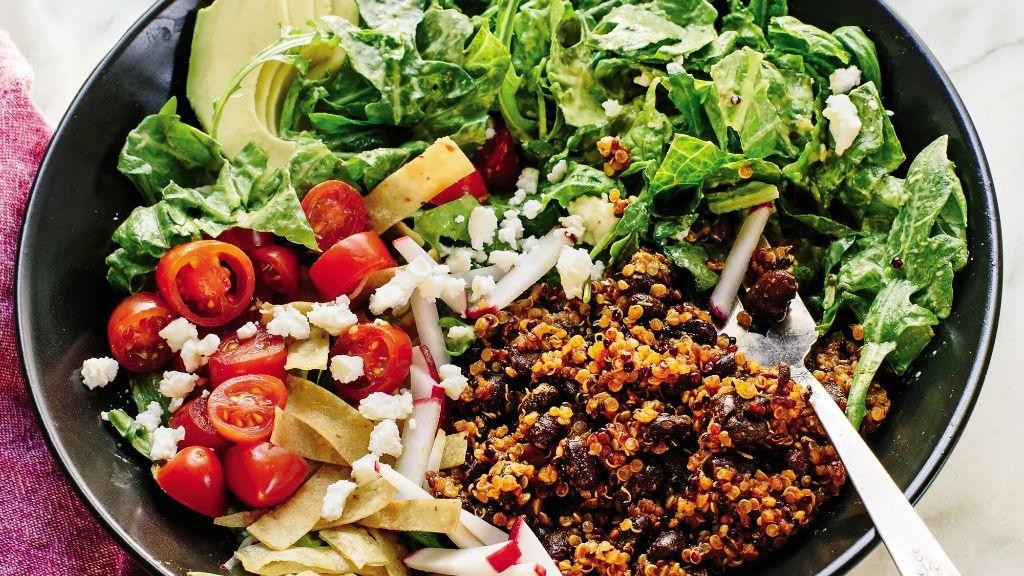 Taco Gluten Free Salad with Lime Dressing