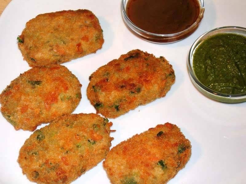 Tangy Mango and Mint Veg Cutlets