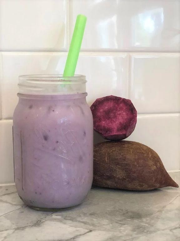 Taro and Almond Milk Dream Smoothie