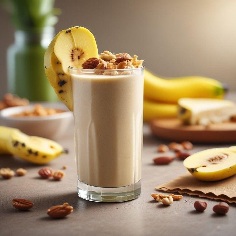 Taro and Banana Bliss Smoothie