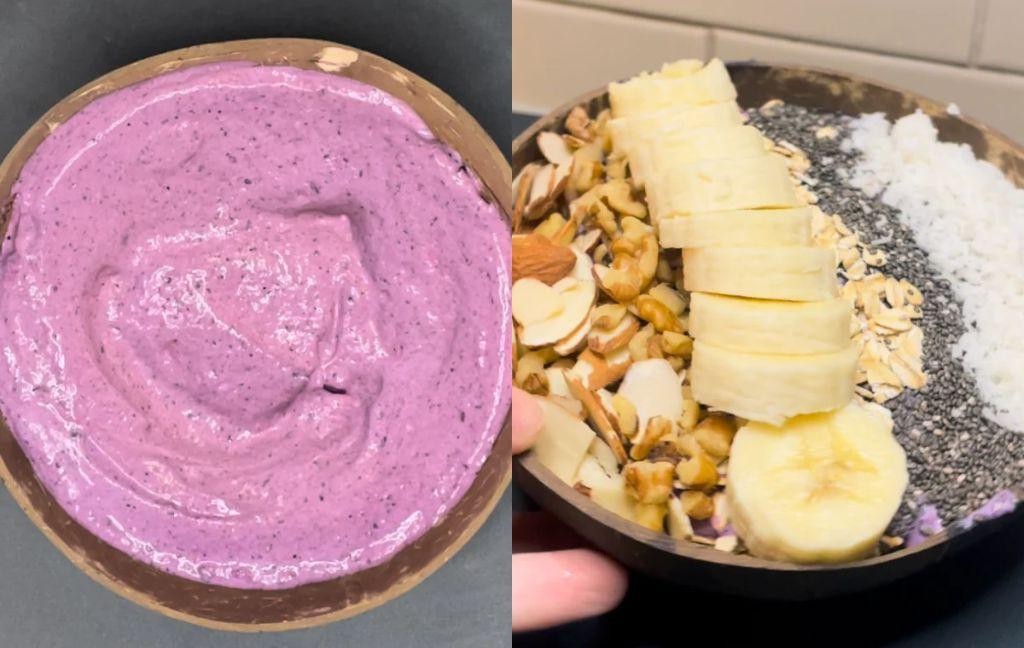 Taro and Chia Seed Power Smoothie