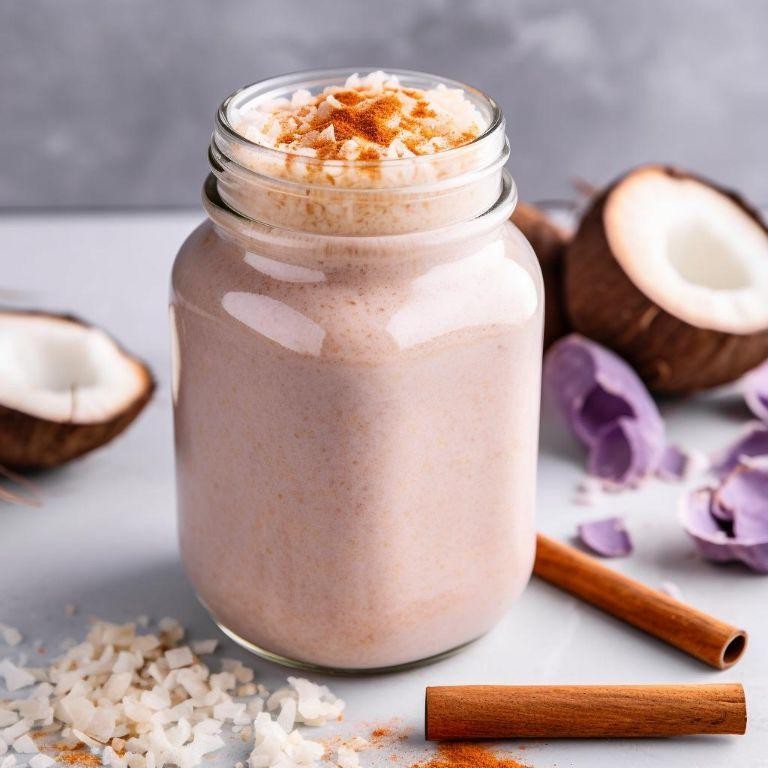 Taro and Vanilla Bean Delight Smoothie
