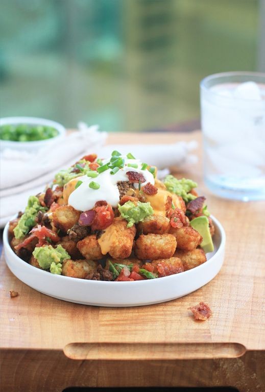 Tater Tot Nachos Supreme