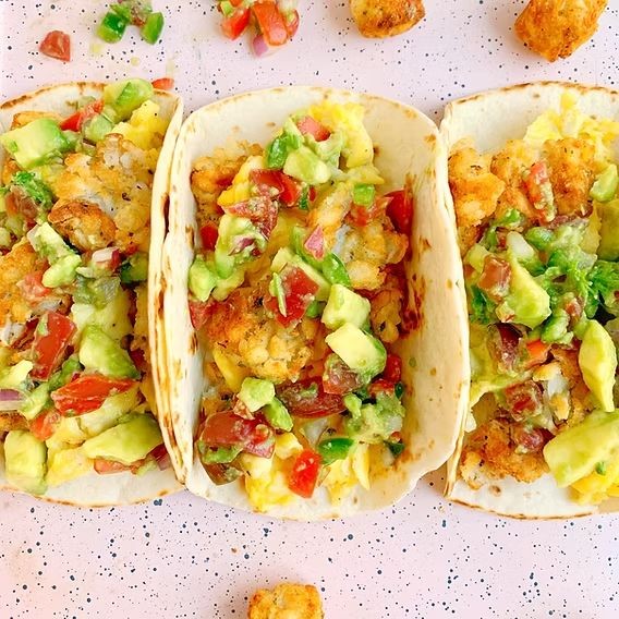 Tater Tot Tacos with Guacamole