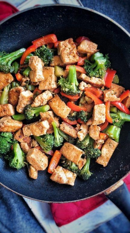 Teriyaki Vegan Meat Stir-Fry