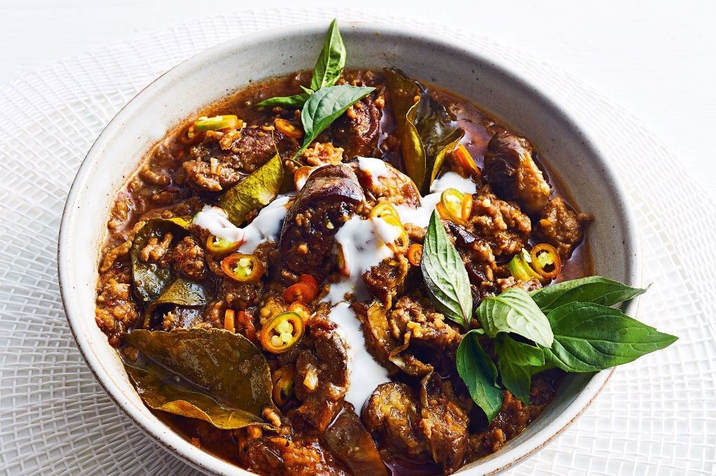 Thai Jungle Curry with Pork and Eggplant