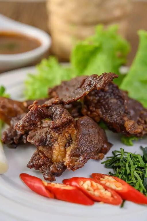 Thai Pork Jerky with Sweet Chili Sauce