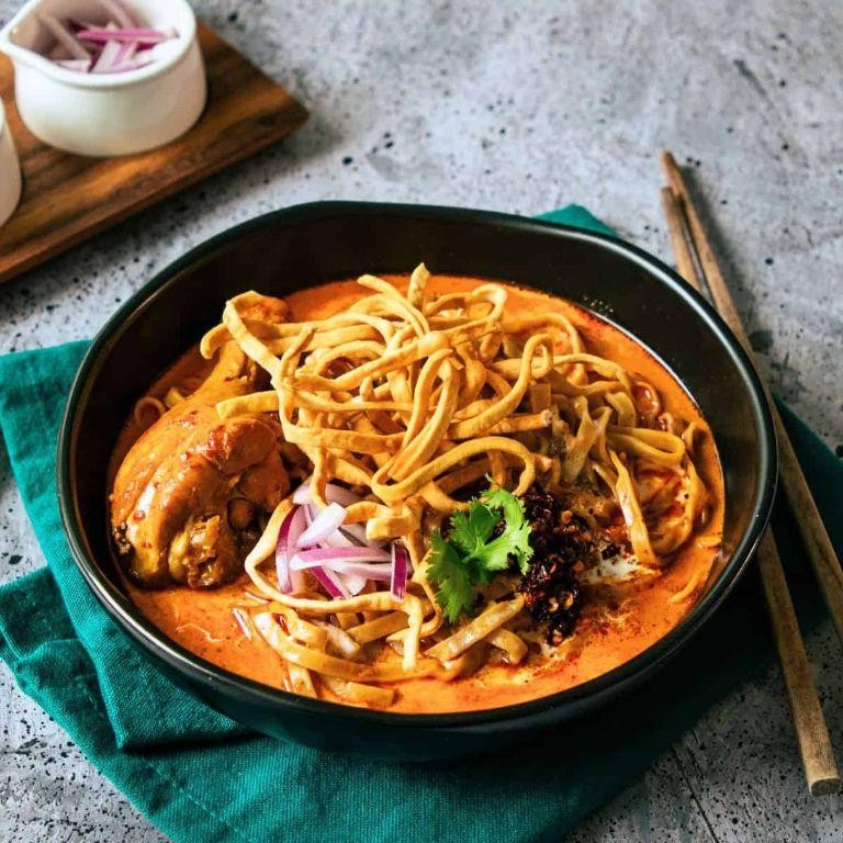 Thai Pork Noodle Soup (Khao Soi)