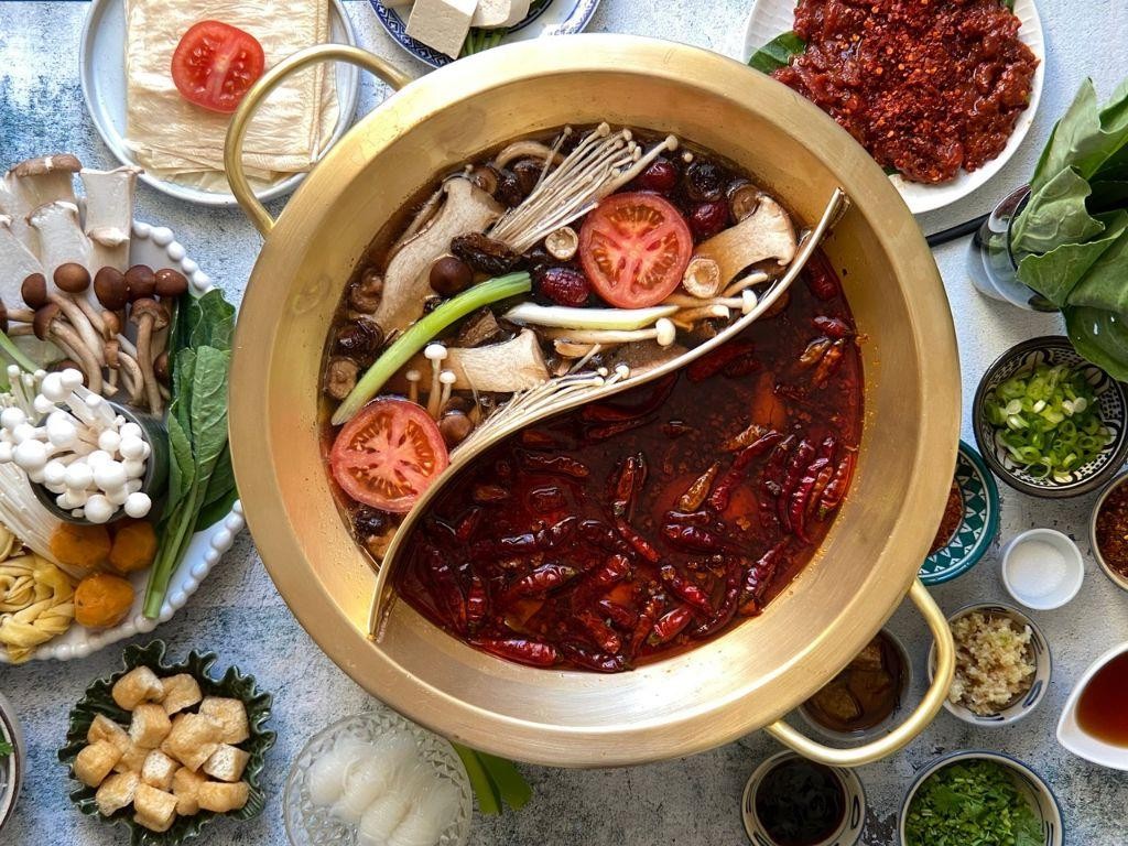 Thai Pork and Mushroom Hot Pot
