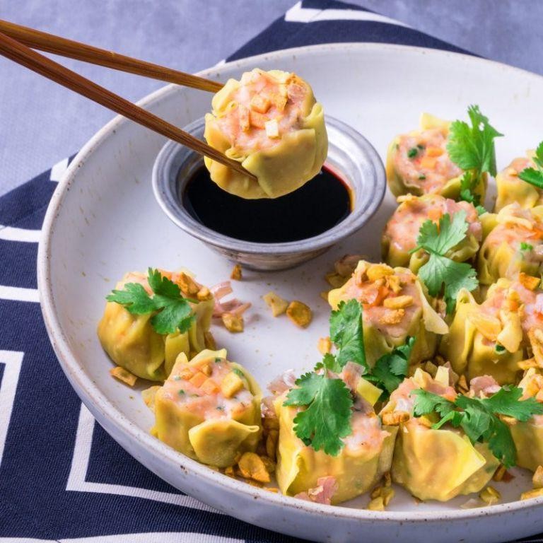 Thai Pork and Shrimp Dumplings