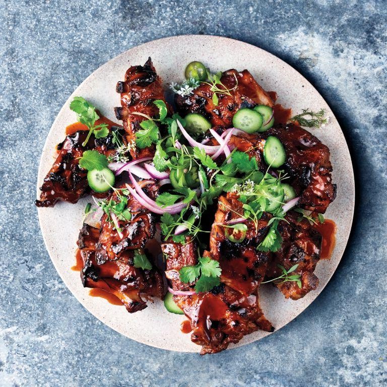 Thai-Style Pork Ribs with Tamarind Glaze