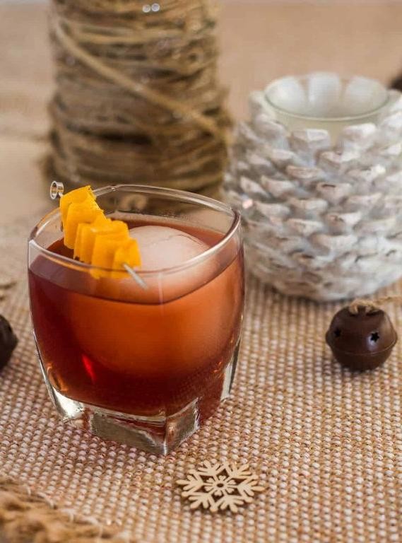 Tiki Old Fashioned with Allspice Dram