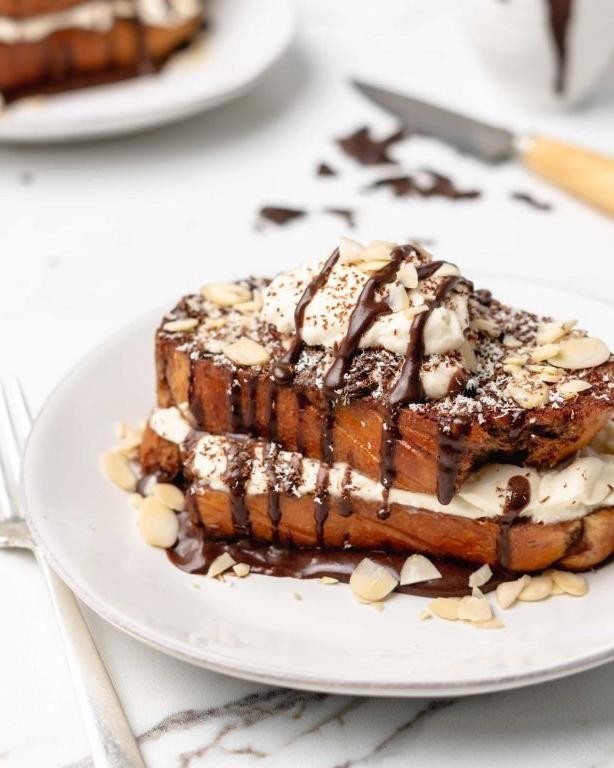 Tiramisu Stuffed French Toast