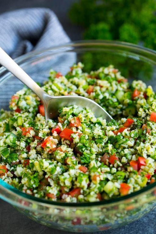 Tomato and Cucumber Tabbouleh