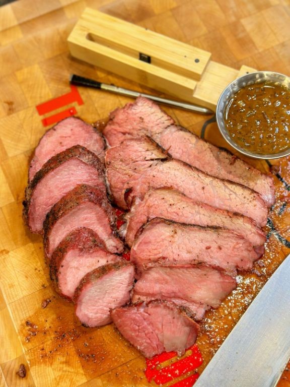 Tri Tip Roast with Bourbon BBQ Sauce