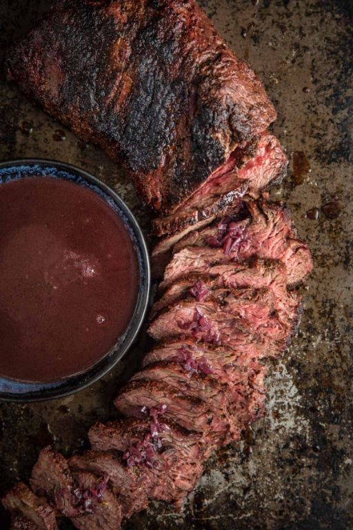 Tri Tip Roast with Red Wine Reduction