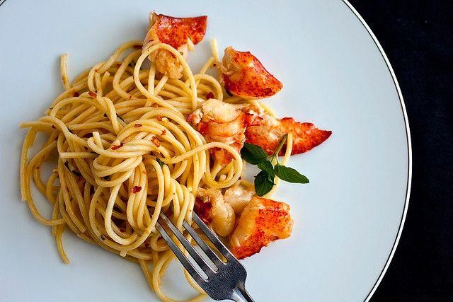 Truffle Butter Lobster Pasta