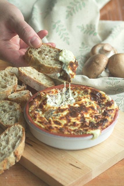 Truffle Mushroom Bread Dip
