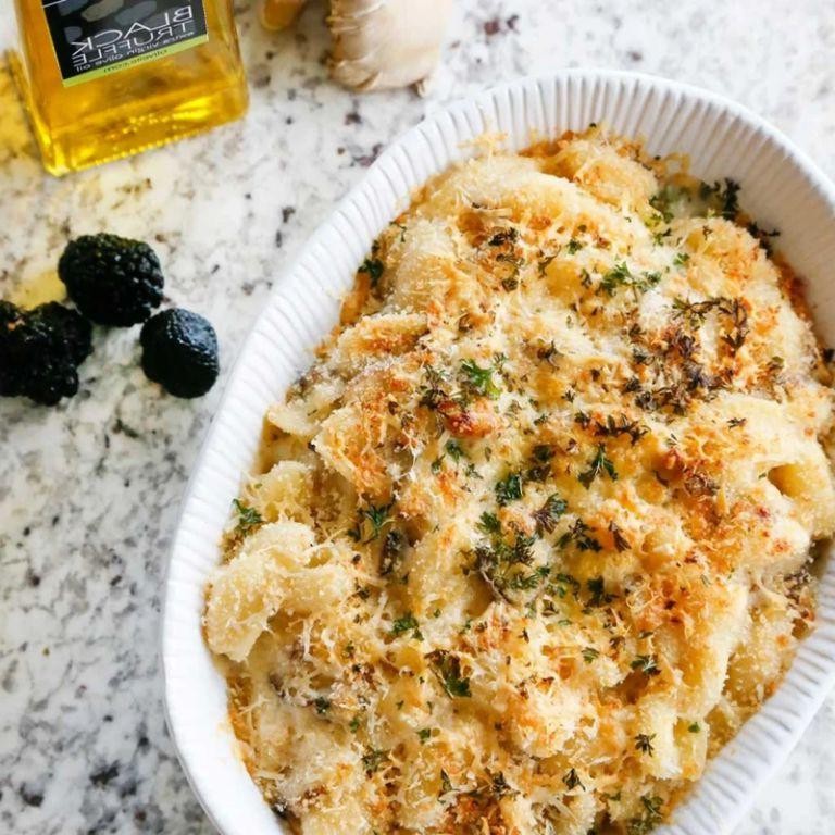 Truffle Oil Macaroni with Gruyère